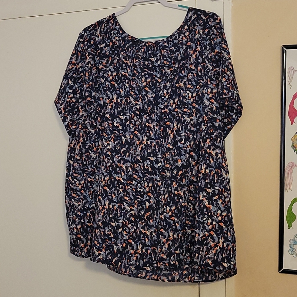 Multicolored Design Blouse - Picture 2 of 4